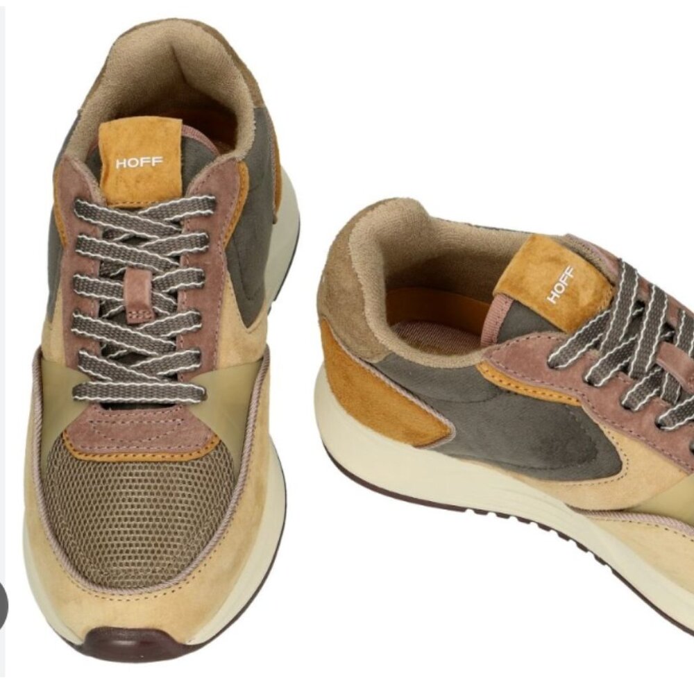 Hoff Women's Brown and Black Sneakers